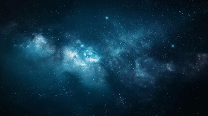 Astronomical View of Stars and Nebulae.