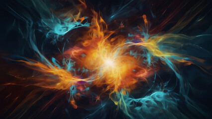 Fototapeta premium Neon abstract background