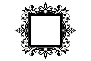 Frame with ornament vector