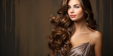 Soft Waves and Caramel Highlights on Brunette Hair. Concept Hair Inspiration, Brunette Hair, Soft Waves, Caramel Highlights