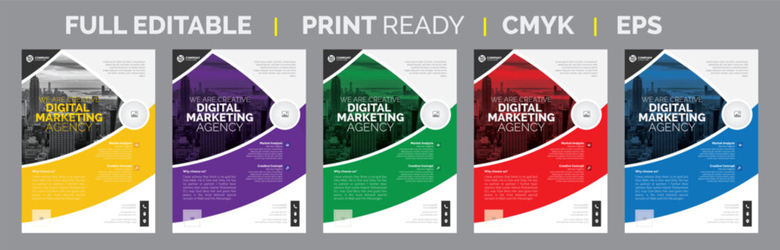 Business flyer template bundle design (full editable) new stylish flyer design, leaflet design, leaflet bundle, corporate flyer