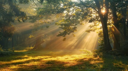 Obraz premium Summy Magical Morning Nature