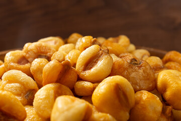 Large size Inca Corn stir-fried in oil