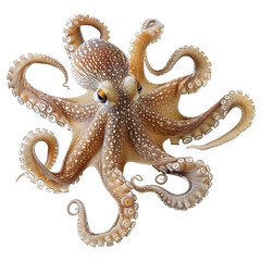 Fototapeta premium Octopus isolated on white background