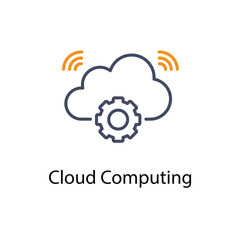 Cloud Computing vector icon