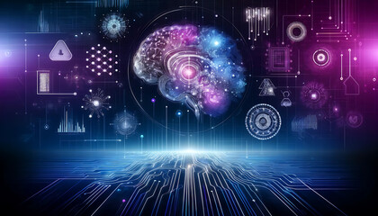 Futuristic Artificial Intelligence Background