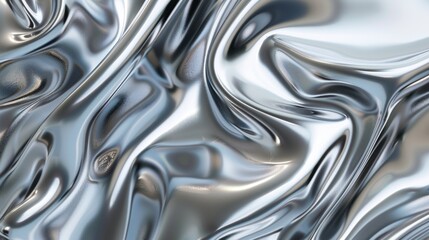 Abstract Liquid Metal Texture, Generative AI