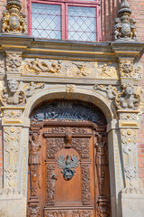 The Artus Court in Gdansk, Poland. Beautiful door.