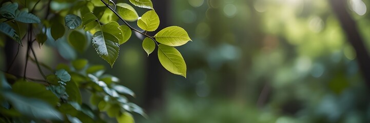 Natural spring summer defocused background