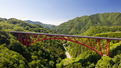 Fototapeta premium 5月のオロチループ橋