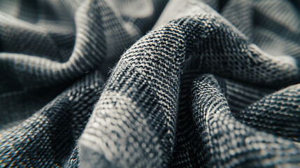 Fototapeta premium Premium Textile Quality Examination Highlighting Fabric Textures 