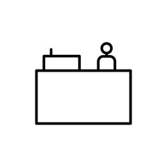 cashier line icon