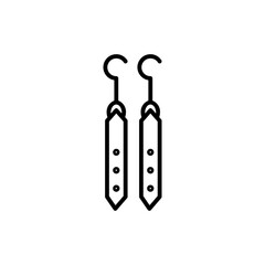 earrings line icon
