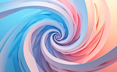 Mesmerizing spectacle of colors blending seamlessly, forming a hypnotic vortex. The smooth curves and vibrant hues evoke a sense of energy and motion