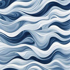 Fototapeta premium a blue and white abstract pattern with waves