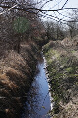 Betrachten Sie die Küstenlandschaft bei Cuxhaven an der Nordsee.
