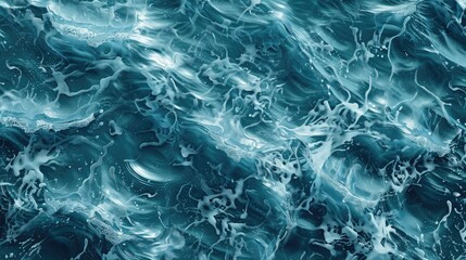Background of Water Waves at the Surface