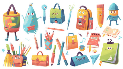 Back to school, school supplies