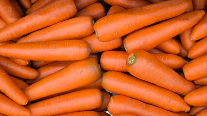 Carrots in the store. For background