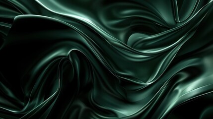 Fototapeta premium dark green black abstract dynamic background