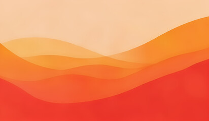 abstract background with waves, a painting of a sunset by person