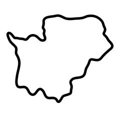 Cuanza Sul map illustration