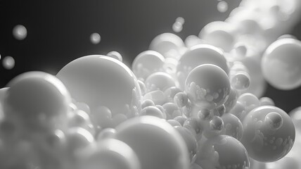 Floating Bubbles Dance in Air