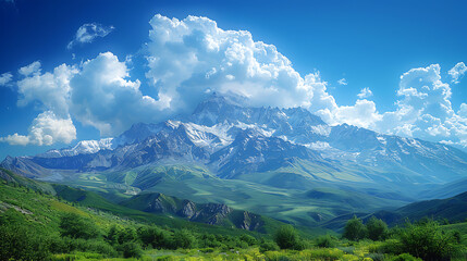 Tranquil Intimate Mountainscapes with Majestic Snow Peaks
