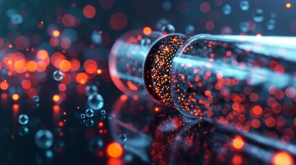 A depiction of a nanostructured carbon-based battery, demonstrating its high energy density and potential for next-generation energy storage solutions.