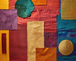 Throwback textures in bold hues