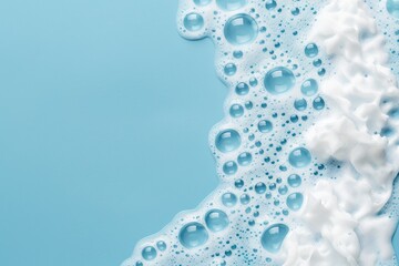 a image of a close up of a foamy surface with bubbles