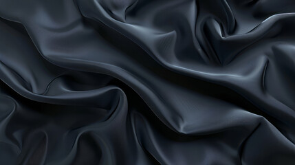 Fototapeta premium Elegant dark gray and blue abstract fabric background