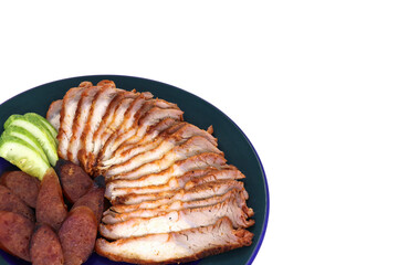 grilled steak on a plate