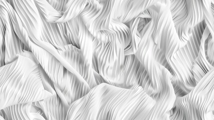 Obraz premium nylon fabric in a close-up shot, highlighting its synthetic fibers and slightly pleated texture, illuminated by a soft light effect that accentuates its seamless pattern. SEAMLESS PATTERN