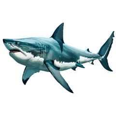 Fototapeta premium illustration art of shark