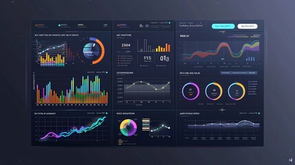 Financial KPI Data Dashboard