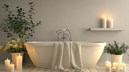 a hotel against a light gray background, inviting guests to indulge in comfort and relaxation.