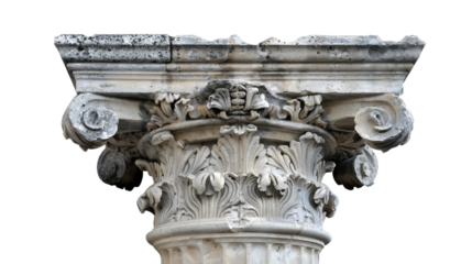 Marble columns, pillars