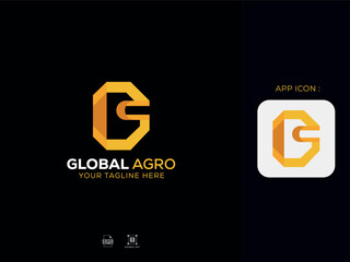 Alphabet G Minimal Modern Letter Logo