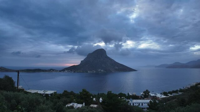 Kalymnos and Telendos timelapse