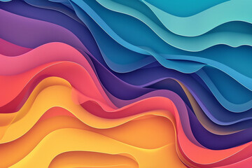 Waves abstract background gradient color UI UX Design