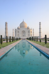 Taj Mahal Agra UNESCO World Heritage Site Seven Wonders of the World