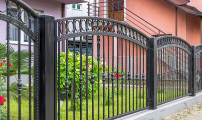 Wrought Iron Fence. Metal fence 