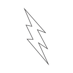 Lightning bolt vector icon. vector illustration. EPS 1o/AI