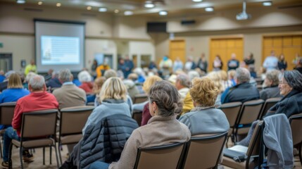 Community engagement thrives as residents gather for an insightful town hall meeting on local issues