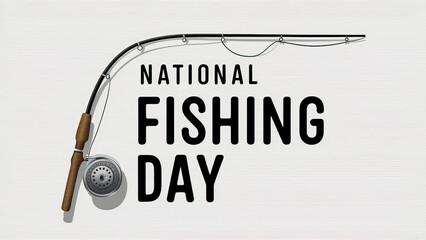 Fishing Day, National Go Fishing Day, National Go Fishing Day poster, post, banner, Fish, card,  
happy National Go Fishing Day, social media poster, Fishing boat,  june 18, family fishing day, poster