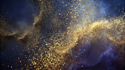 Obraz premium Velvet matte of gold dust sparkle background 