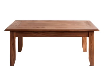 Rustic Wooden Coffee Table with Minimalist Design for Home and Office Spaces