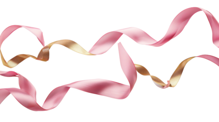 Ribbon pink gold