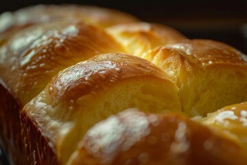 Freshly Baked Butter Bread Loaf